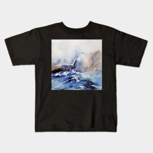 Bird by the Sea Kids T-Shirt
